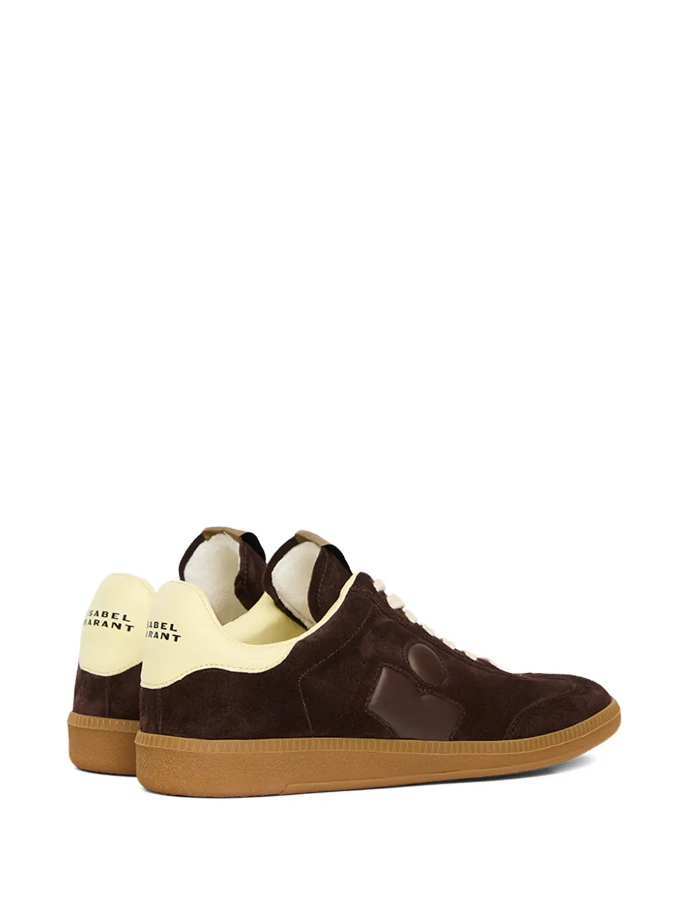 ISABEL MARANT Bryce sneakers met logo Bruin