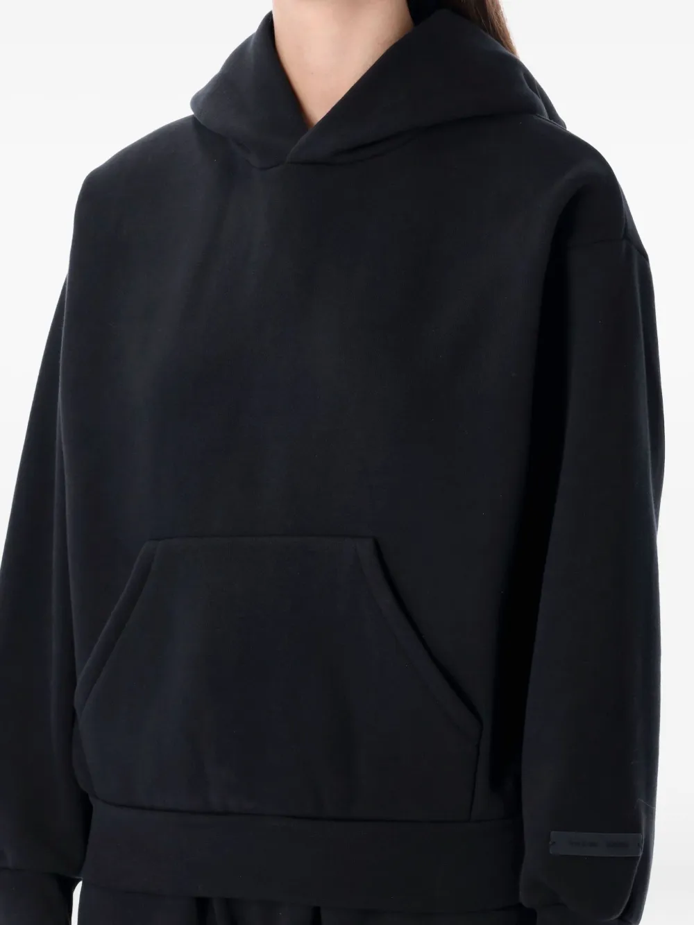 Essentials Logo-print Hoodie In Black