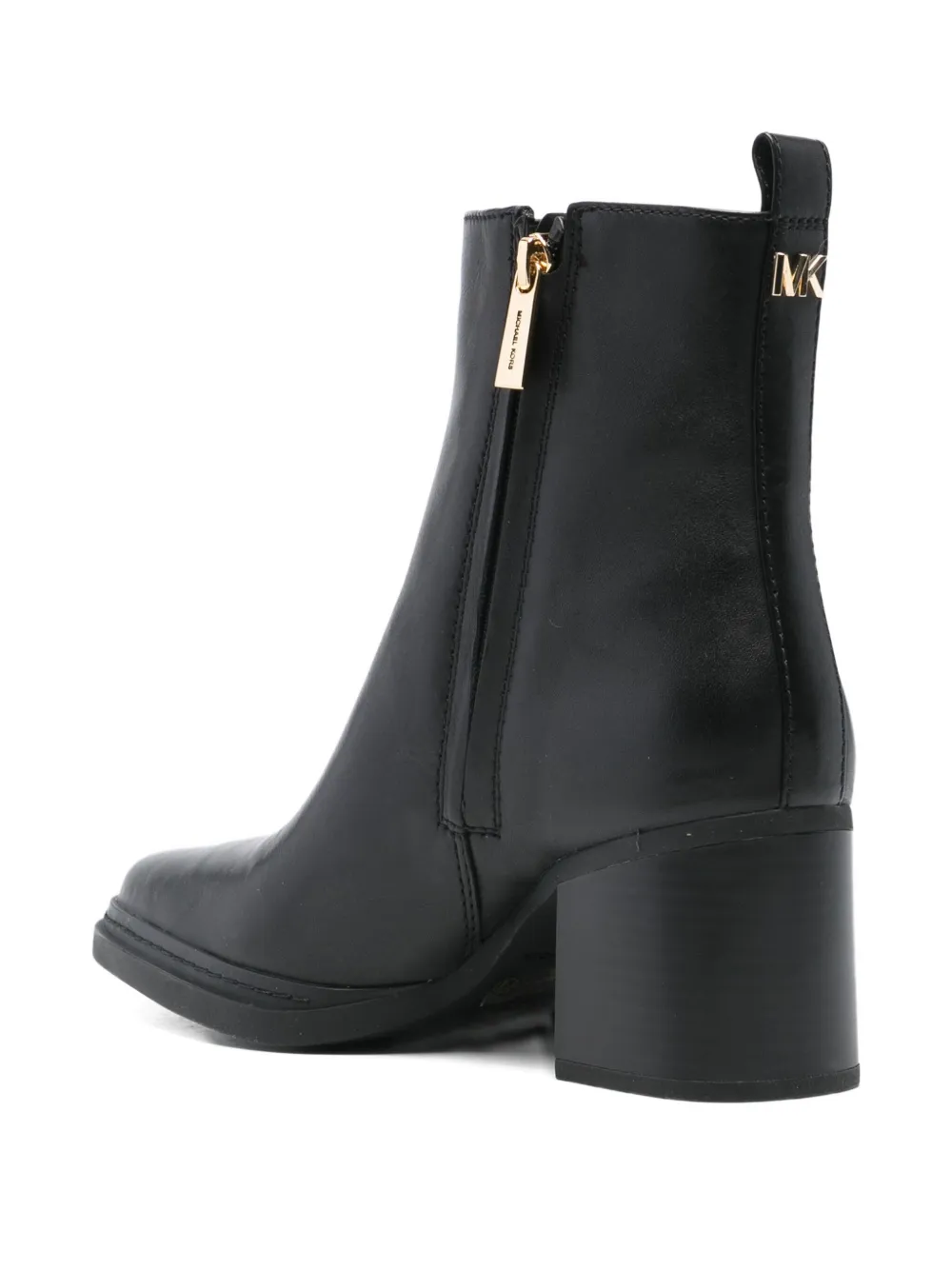 Michael Kors 380mm pointed-toe block-heel boots Black