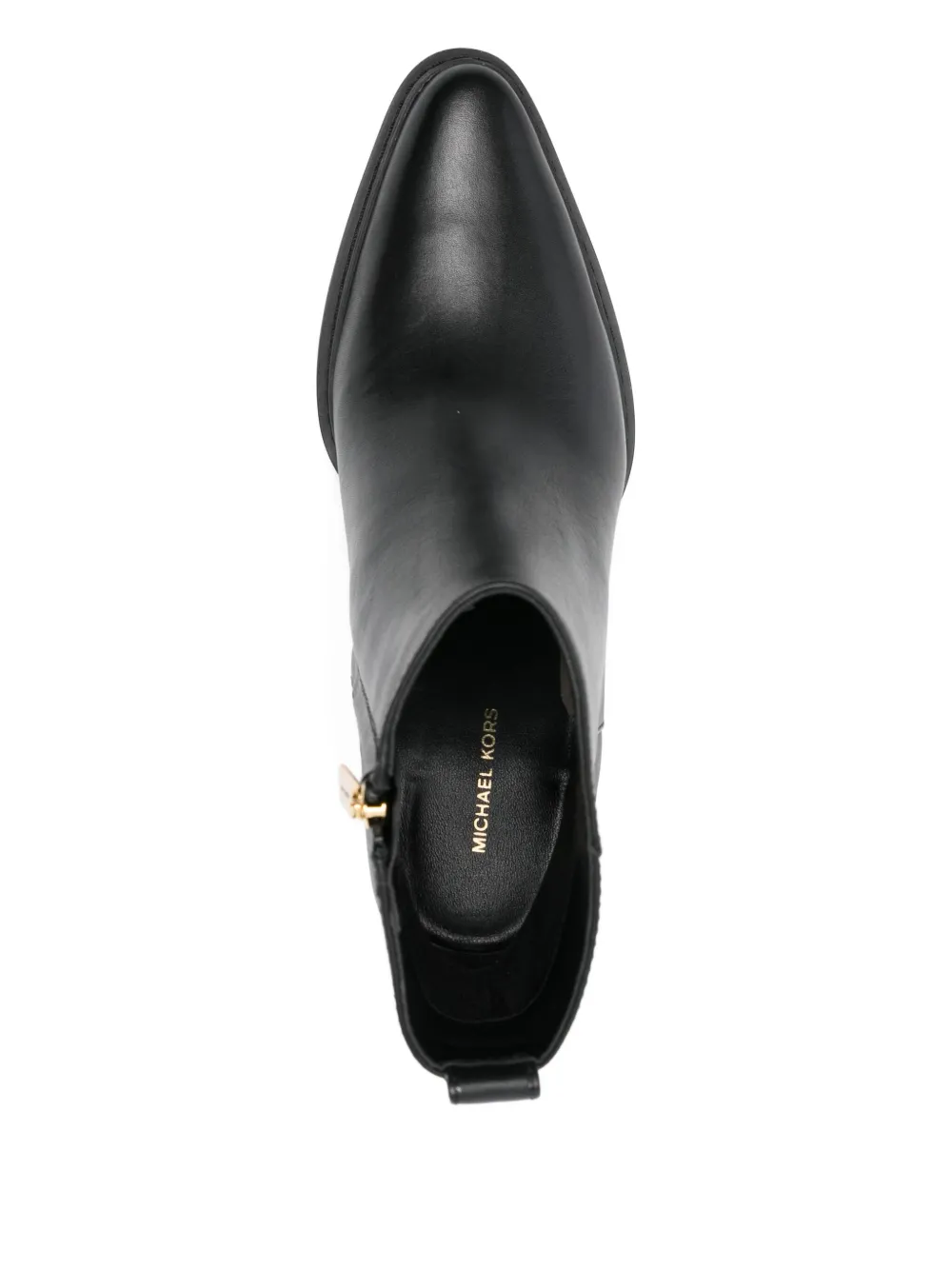Michael Kors 380mm pointed-toe block-heel boots Black