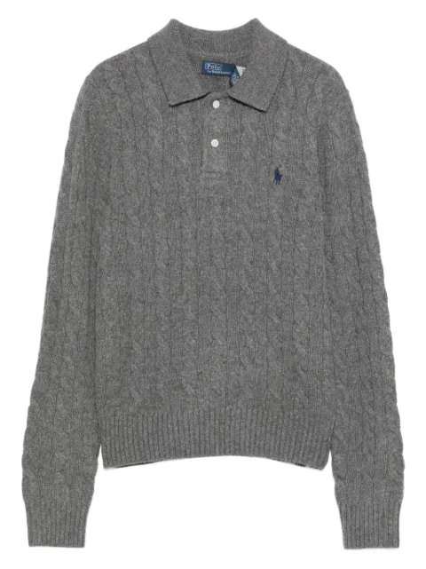 Polo Ralph Lauren cable-knit polo top 