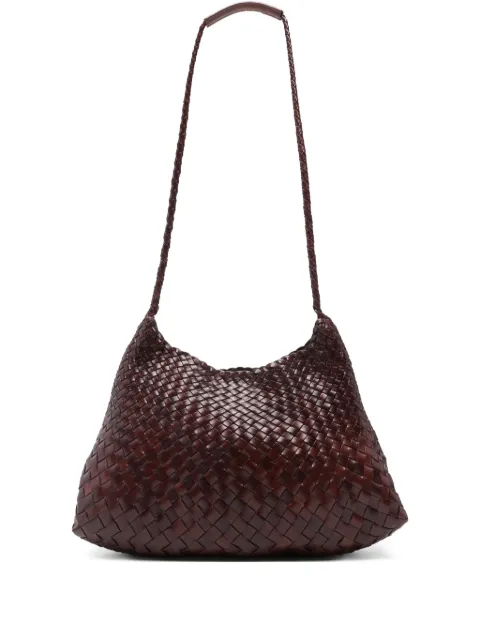 DRAGON DIFFUSION woven leather satchel