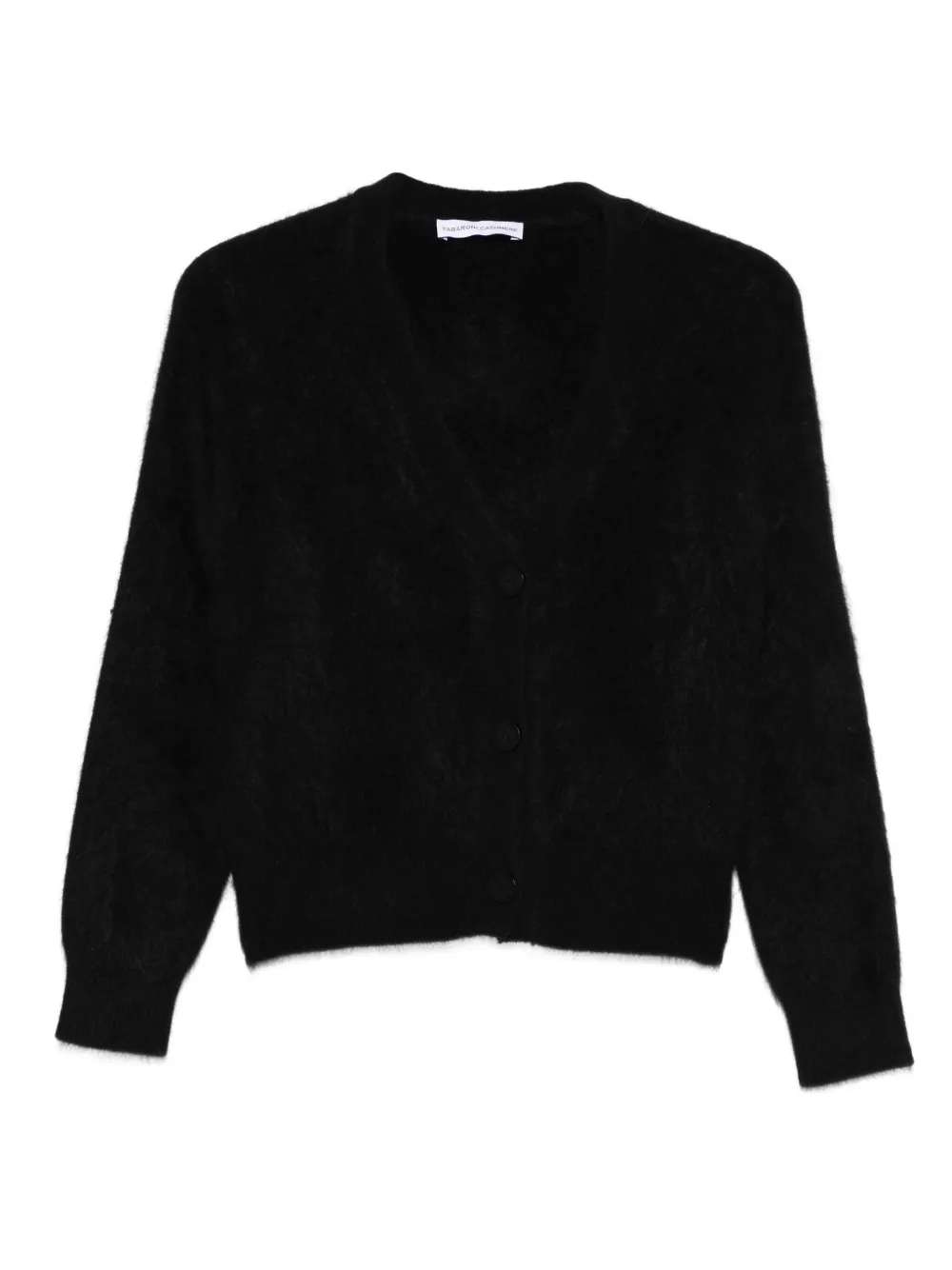 TABARONI CASHMERE button-front cardigan | Black | Image 1