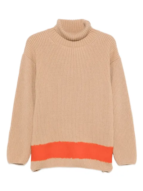 MSGM ribbed high-neck jumper