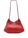 DRAGON DIFFUSION Santa Rosa braided leather shoulder bag - Red