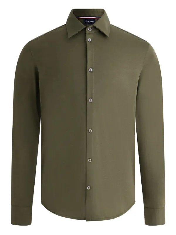 Fusalp Larson Button-up Shirt in Green
