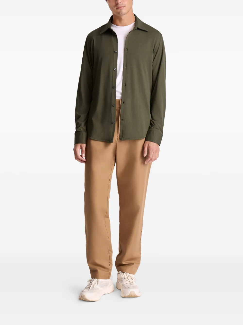 Fusalp Larson button-up shirt - Groen