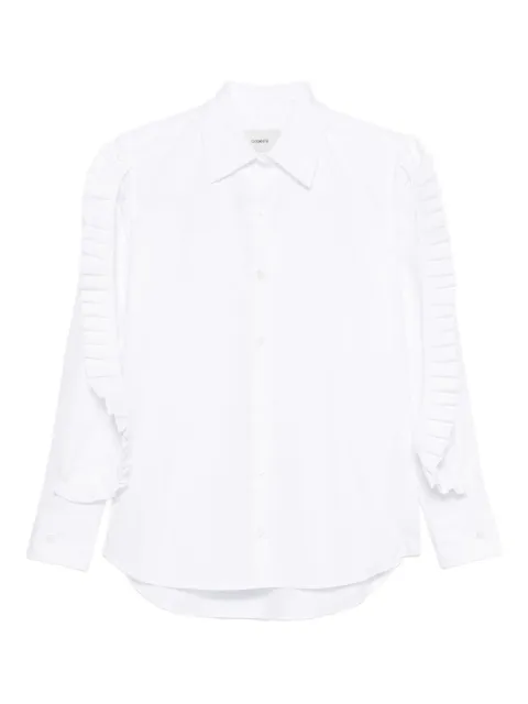 Coperni pleated-sleeve shirt