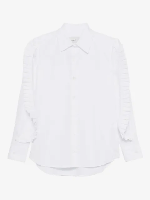 Coperni pleated-sleeve shirt