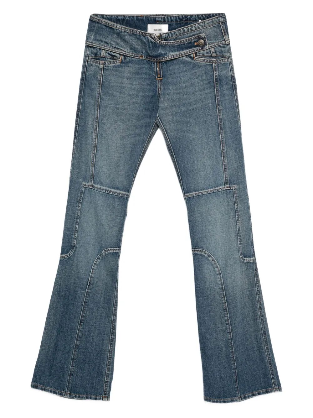 Coperni panelled flared jeans | Blue | Image 1