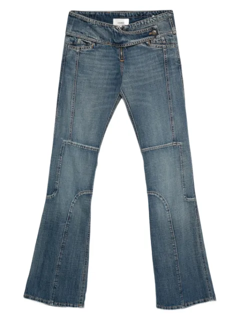Coperni panelled flared jeans