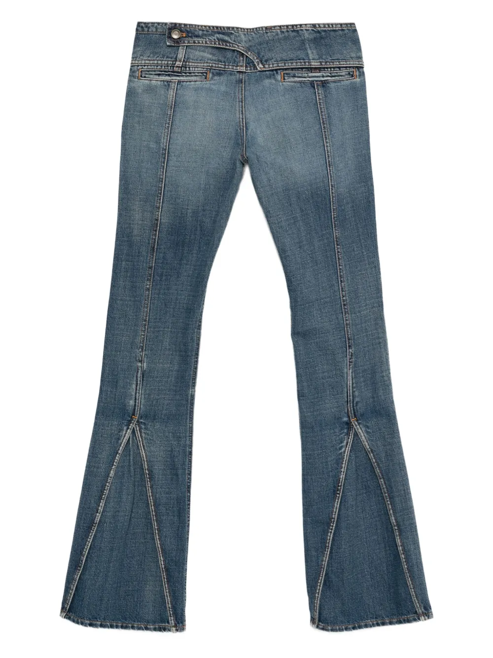 Coperni panelled flared jeans - Blauw