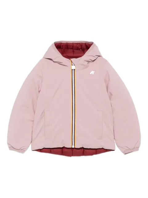K Way Kids hooded reversible jacket