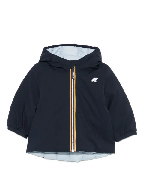 K Way Kids hooded reversible jacket