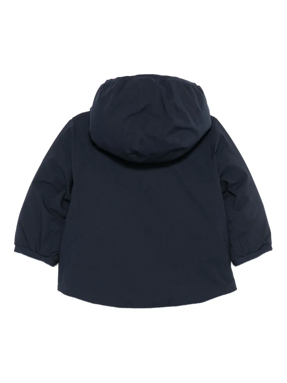 K-way Hooded Reversible Jacket In Blue