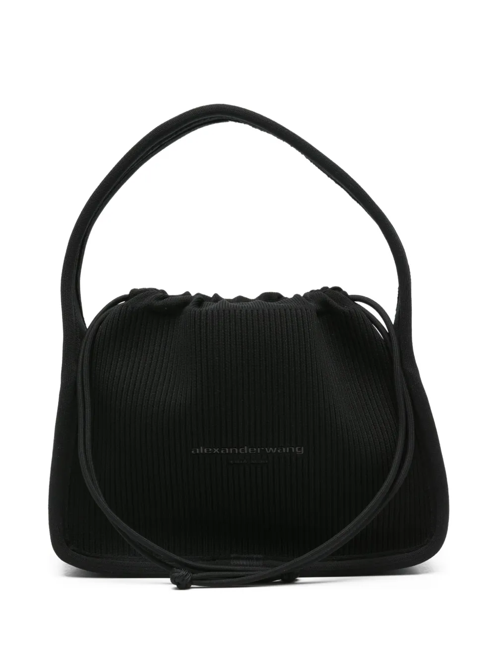 Alexander Wang small Ryan ribbed tote bag | Black | Image 1