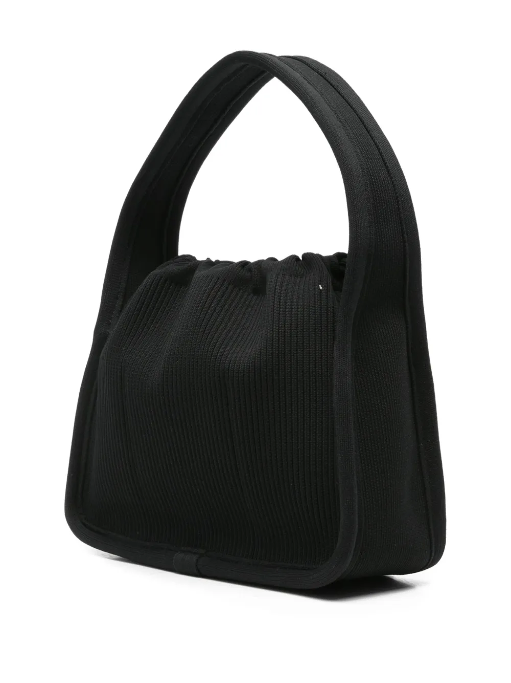 Alexander Wang Small Ryan Ribbed Tote Bag In Black
