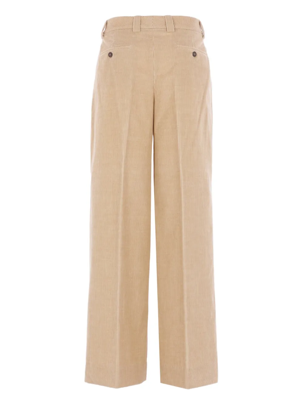 Incotex Ribfluwelen broek - Beige
