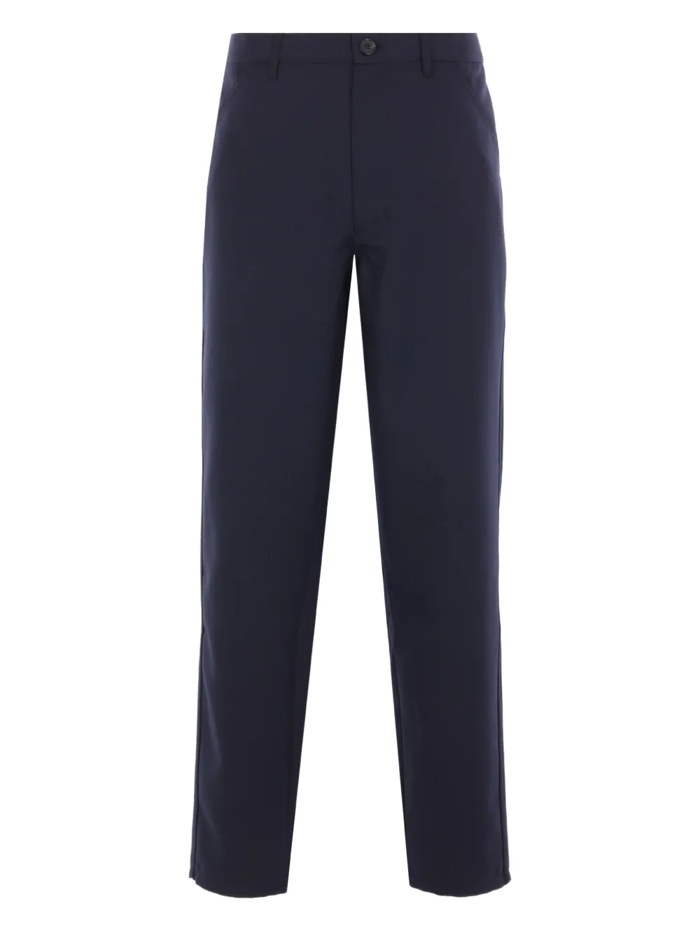 Comme des Garçons Homme button-zip drill trousers | Blue | Image 1