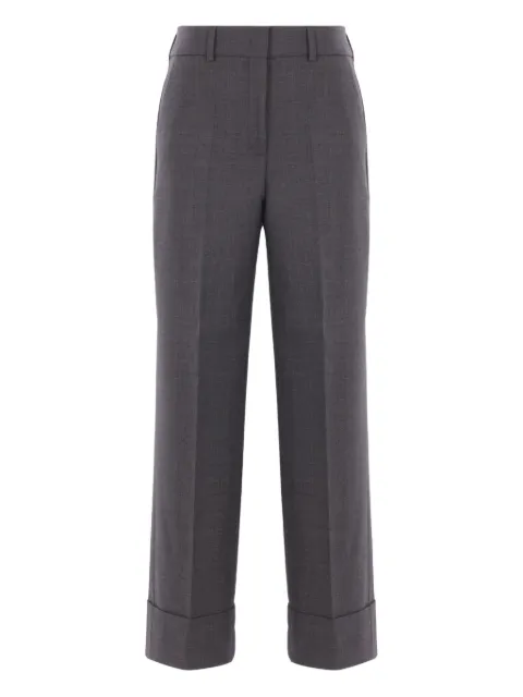 Incotex cuffed wool trousers