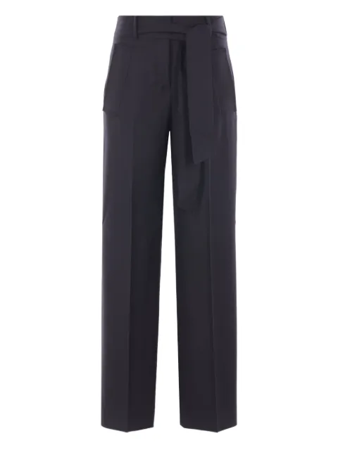 Incotex pantalones anchos con cinturón