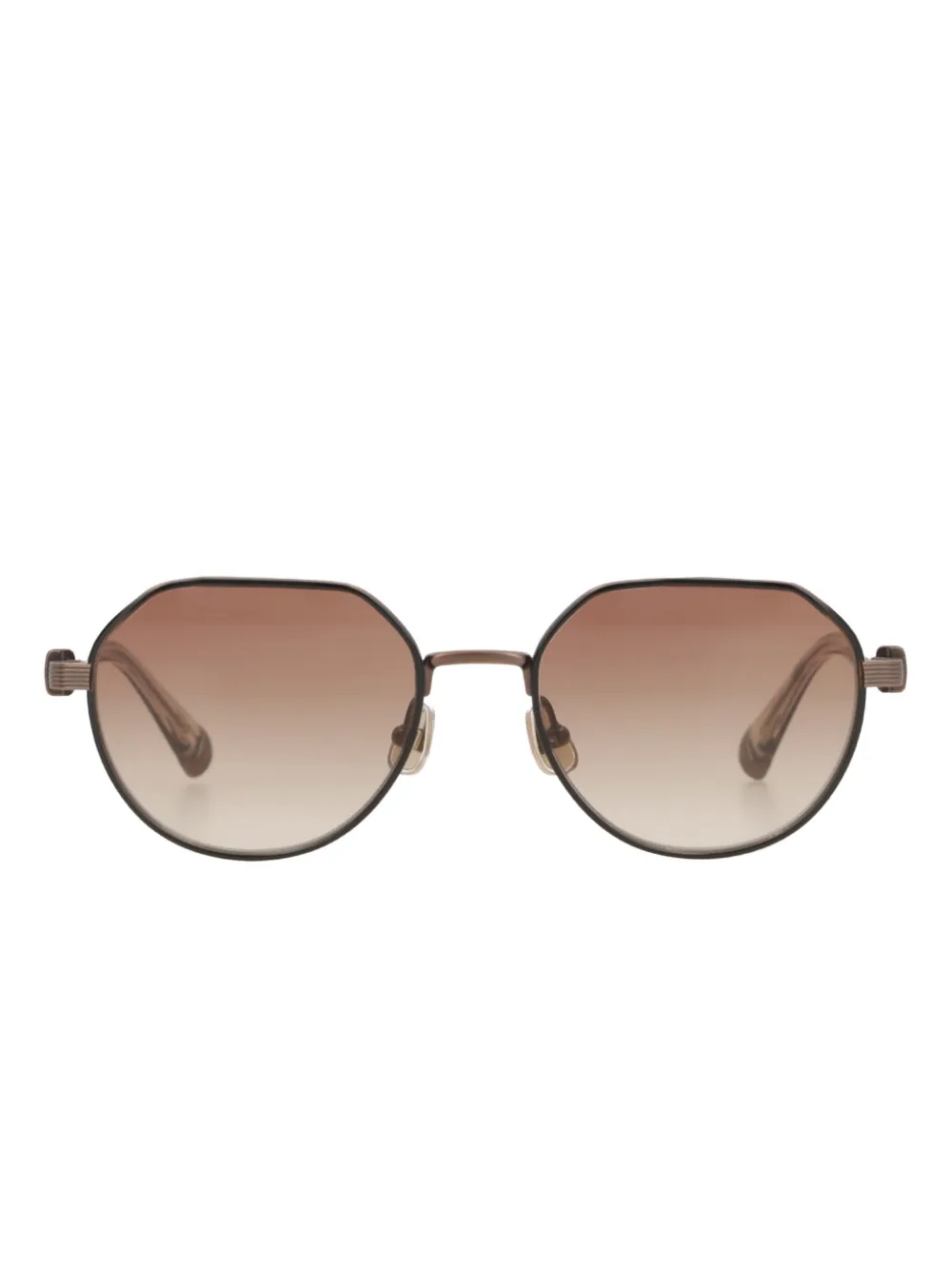 Brunello Cucinelli round-frame sunglasses | Brown | Image 1