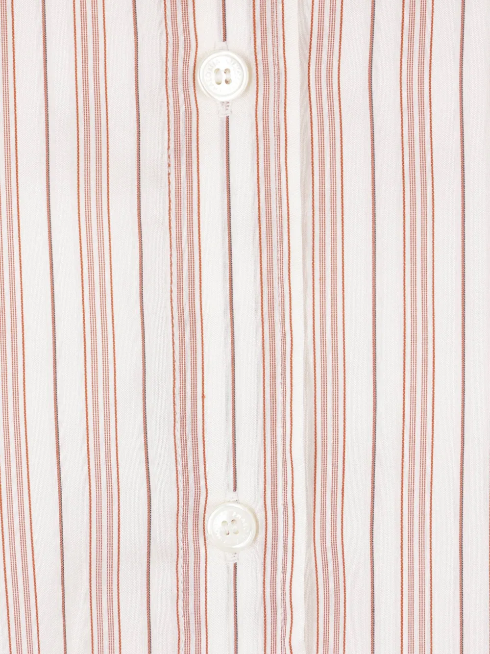 phaeonia Heidi gestreepte blouse met pofmouwen Wit