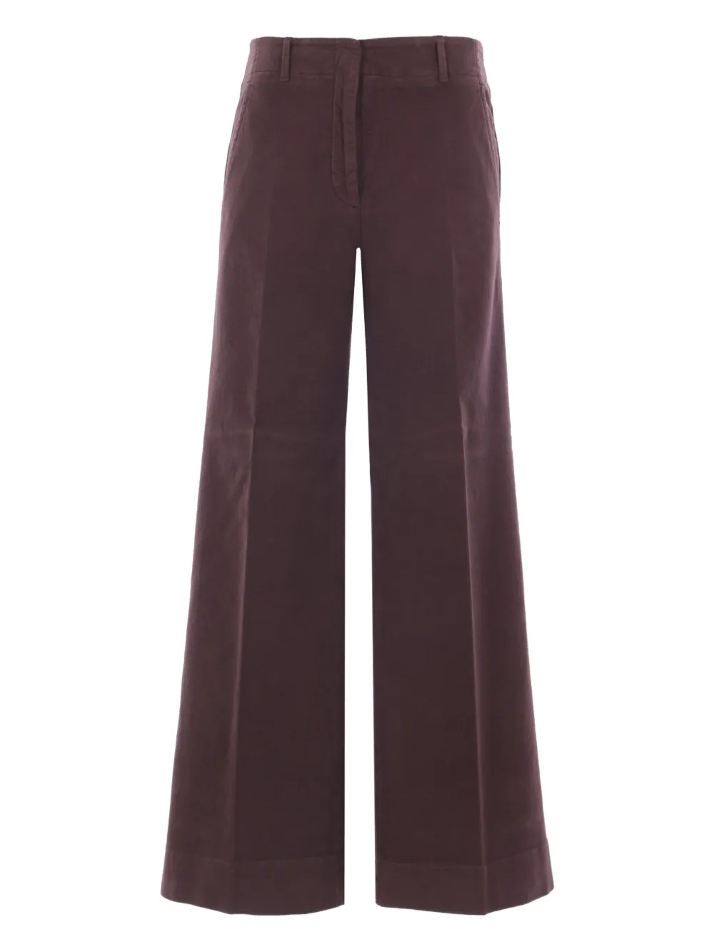 Incotex Ilya wide-leg trousers | Brown | Image 1