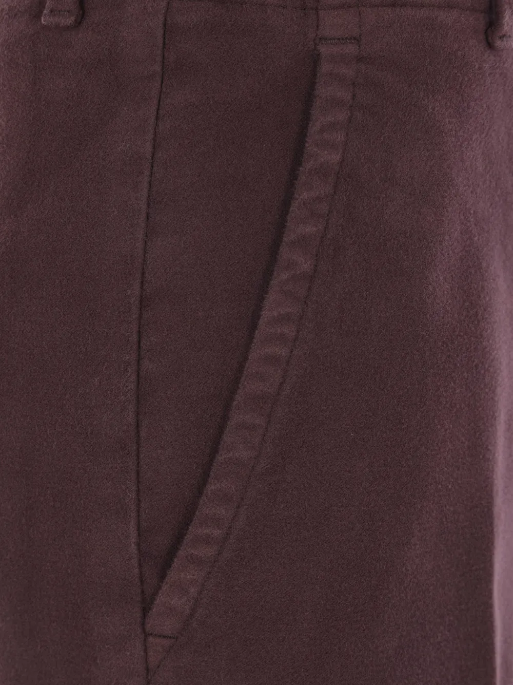 Incotex Wide Leg Trousers Belt Loops In Brown