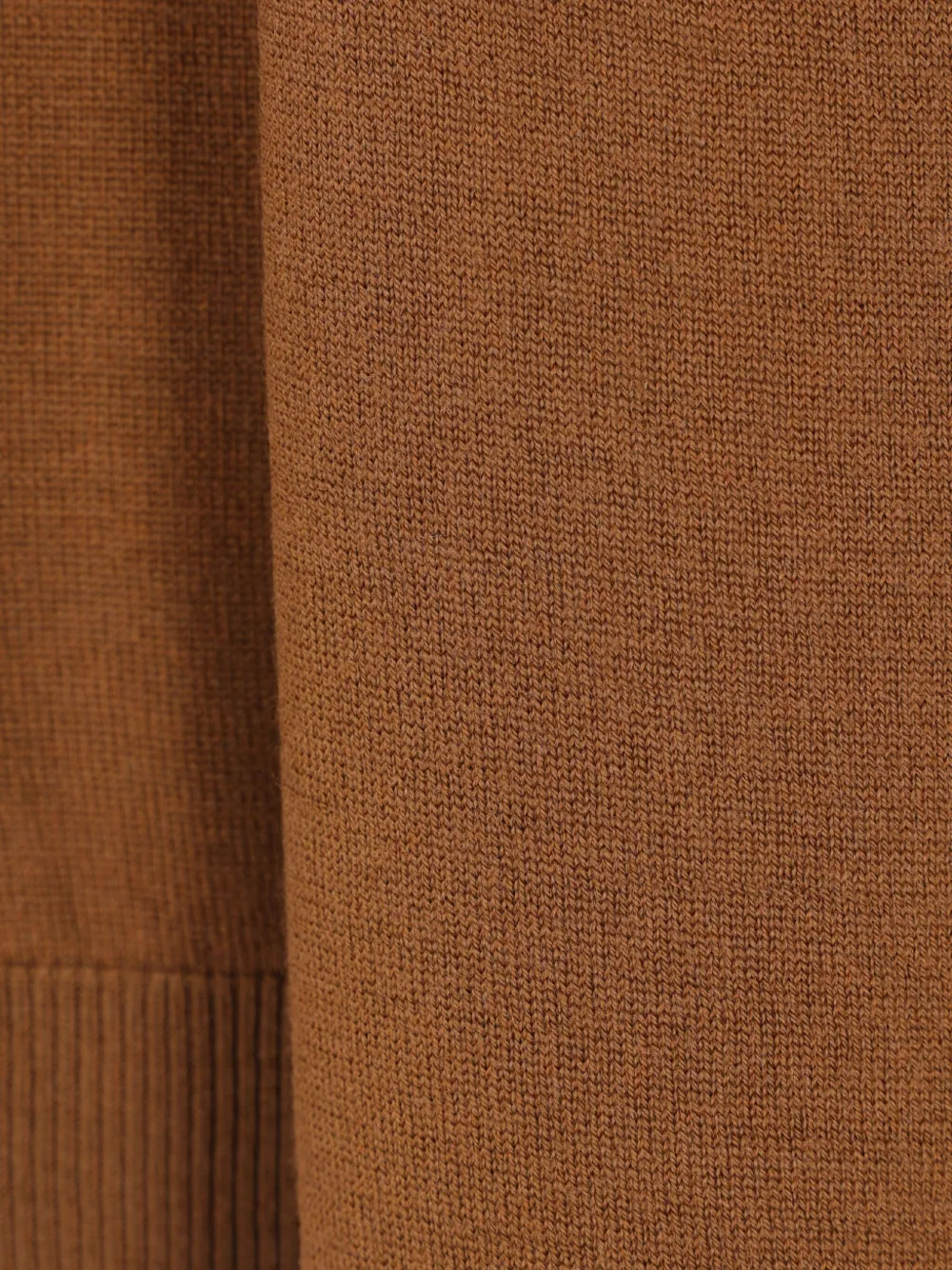 Zanone Trui met asymmetrische hals en sjaal Bruin