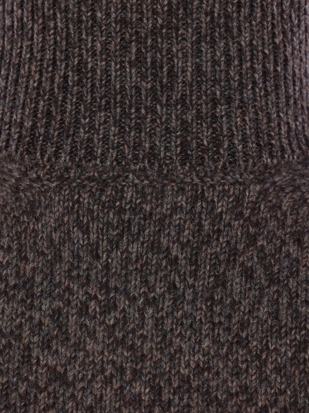 Ribbed High-Neck Cashmere Sweater