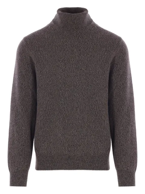 Agnona ribbed high-neck cashmere sweater