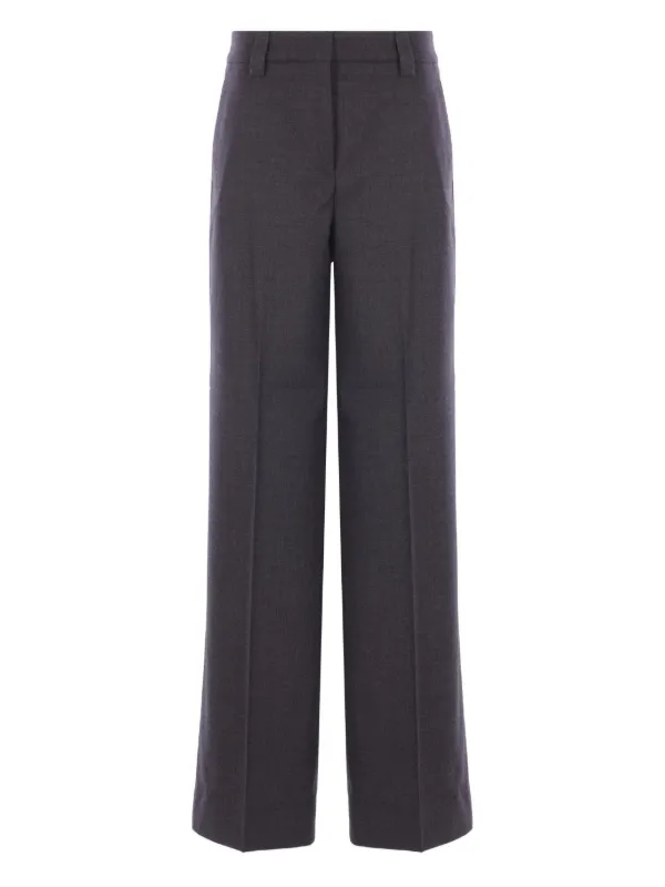 Incotex Virgin-wool Trousers in Grey