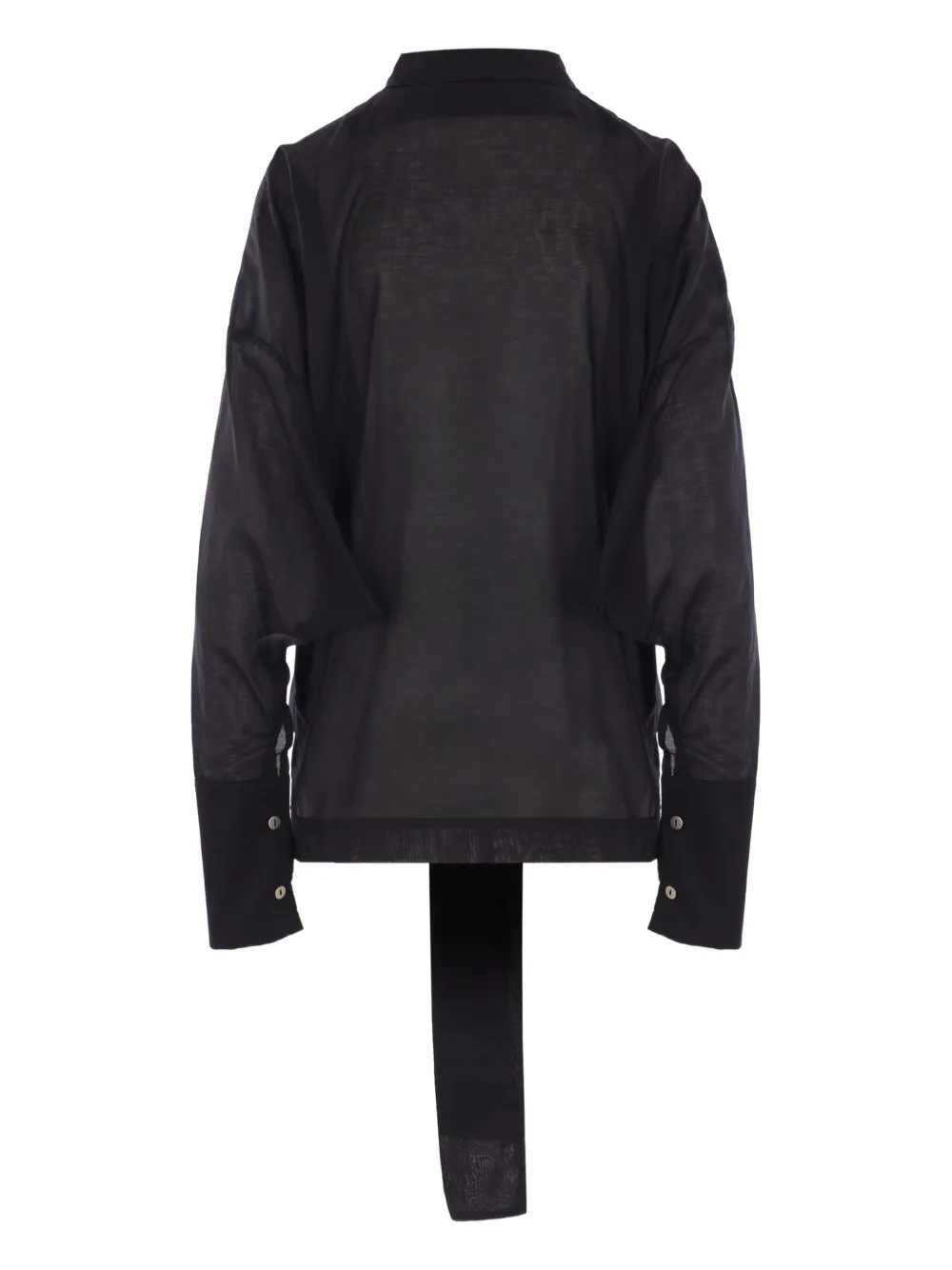 THELATEST attached-scarf buttoned shirt | Shirts | Image 2