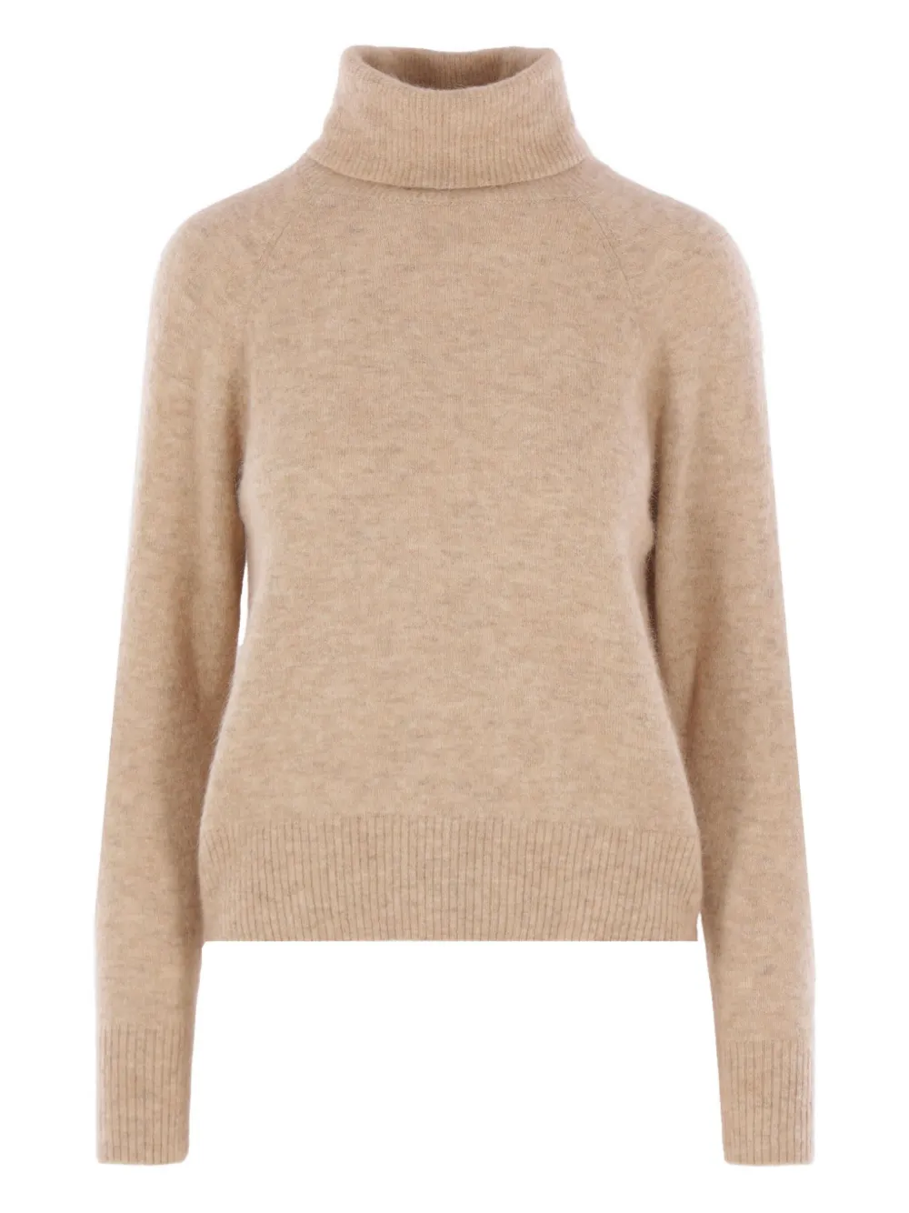 Zanone turtleneck ribbed-edge sweater | Neutrals | Image 1