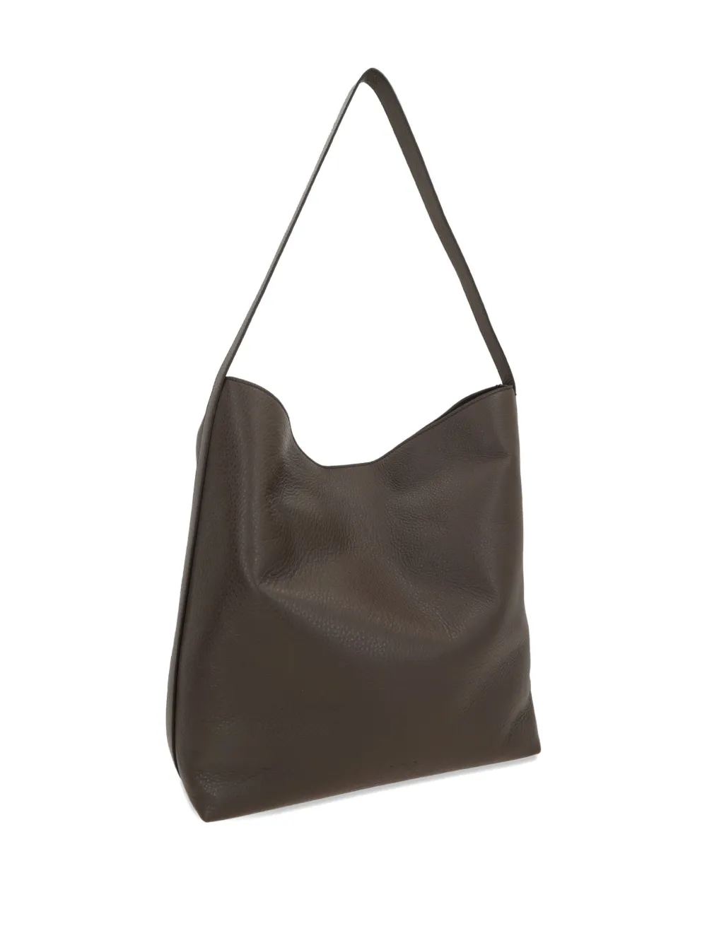 Aesther Ekme Leren schoudertas Bruin
