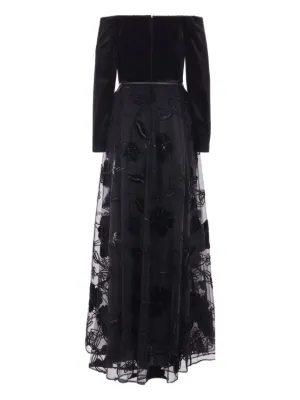 Robe Noire Elie Saab En Maille De Viscose Stretch – Taille 42 – Occasion Très Bon état