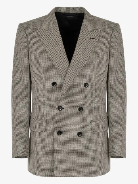 TOM FORD blazer con doble botonadura