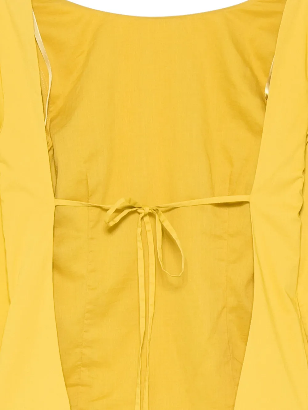 Staud Tie-back Bell-sleeve Top In Yellow