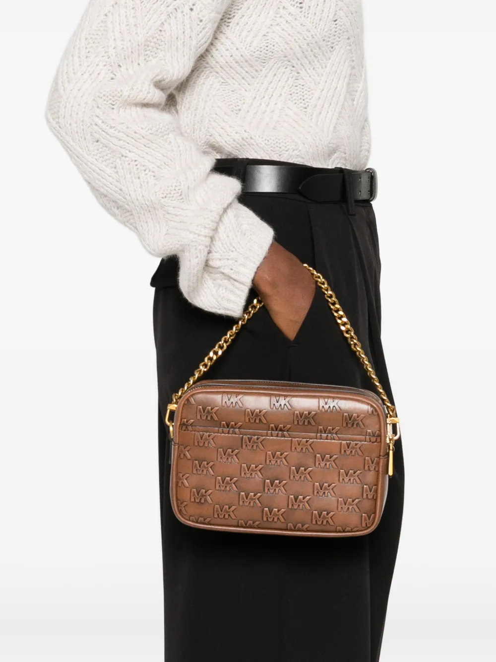 Michael Kors monogram-pattern crossbody bag | Image 2