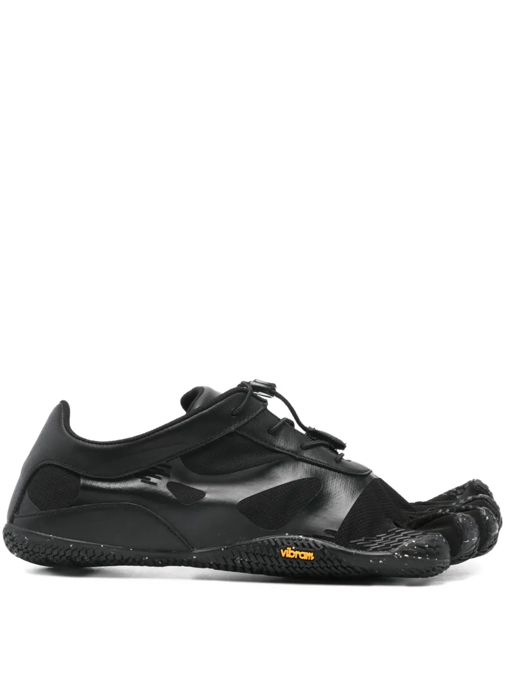 Vibram five-toe lace-up sneakers Black