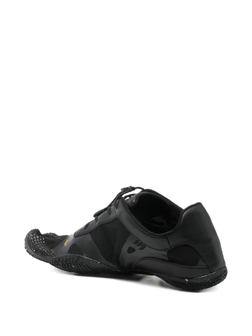 Vibram Five-toe Lace-up Sneakers In Black