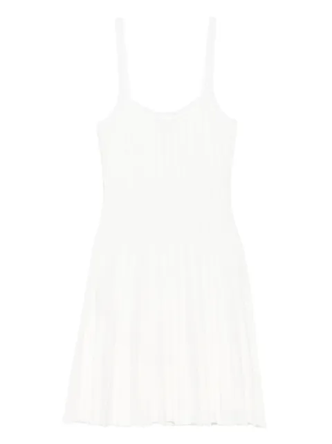 STAUD pleated sleeveless dress