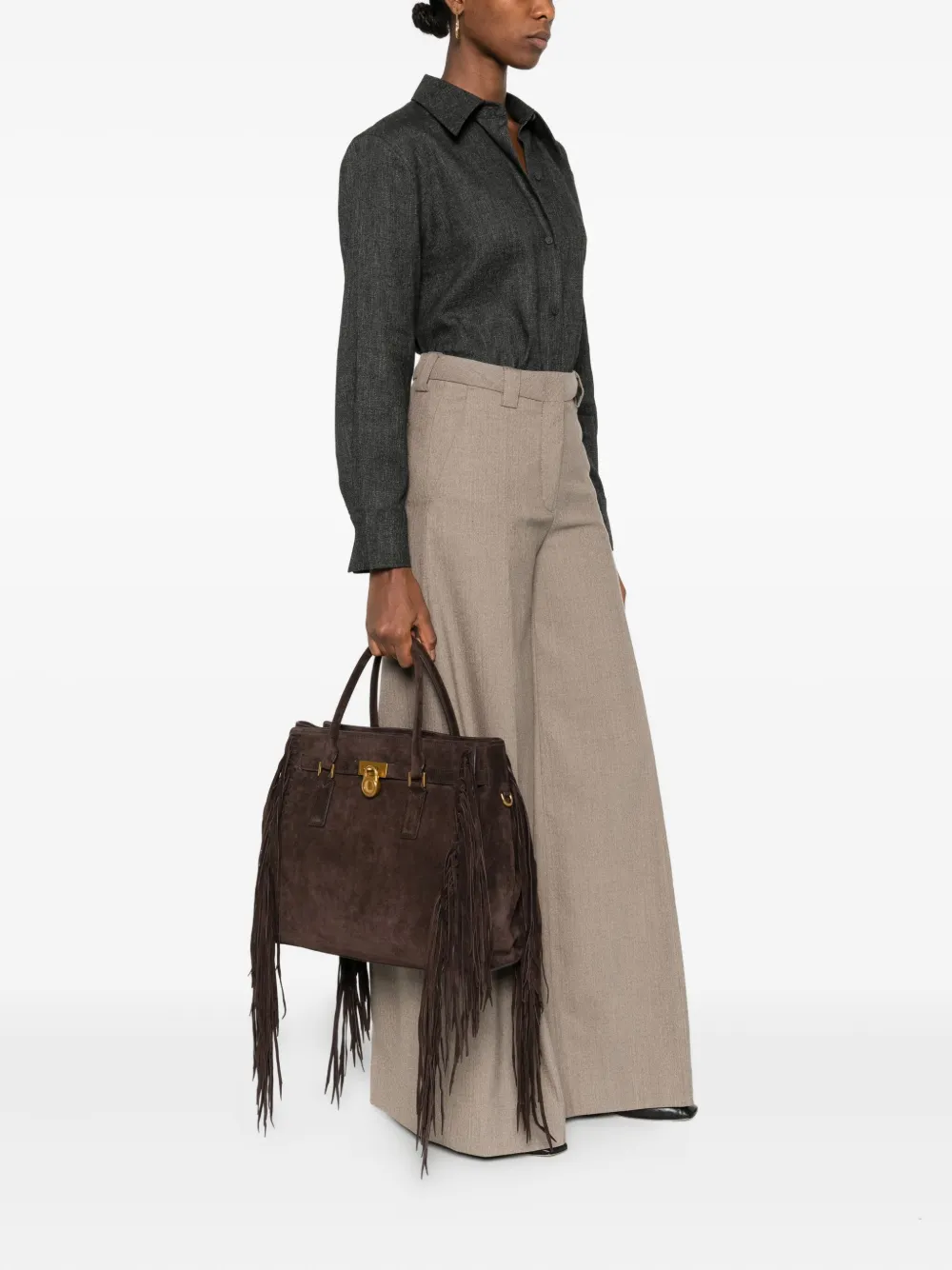 Michael Kors fringed tote bag - Bruin