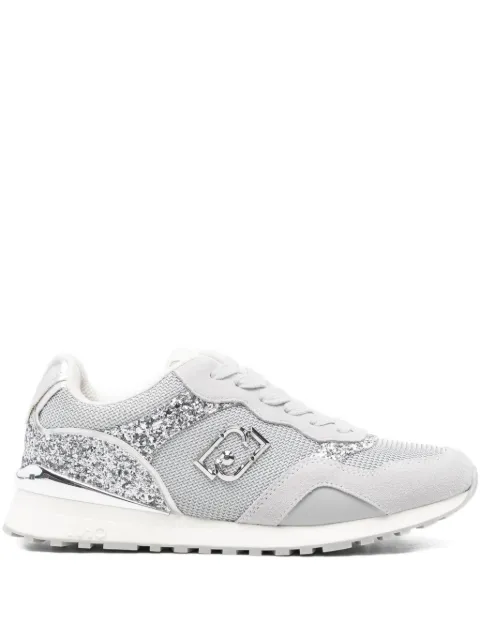 LIU JO glitter-panelled sneakers