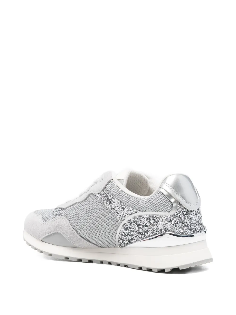 LIU JO glitter-panelled sneakers Grey