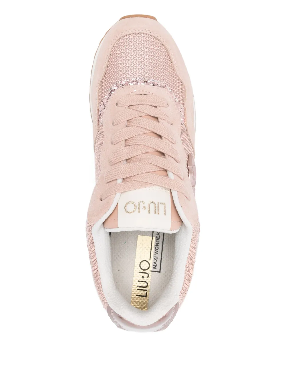 LIU JO panelled sneakers Pink
