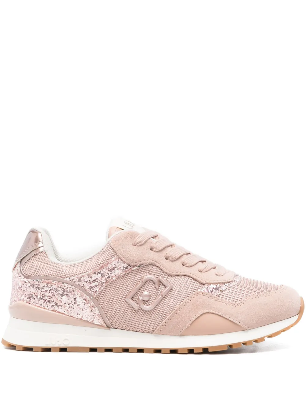 LIU JO panelled sneakers Pink
