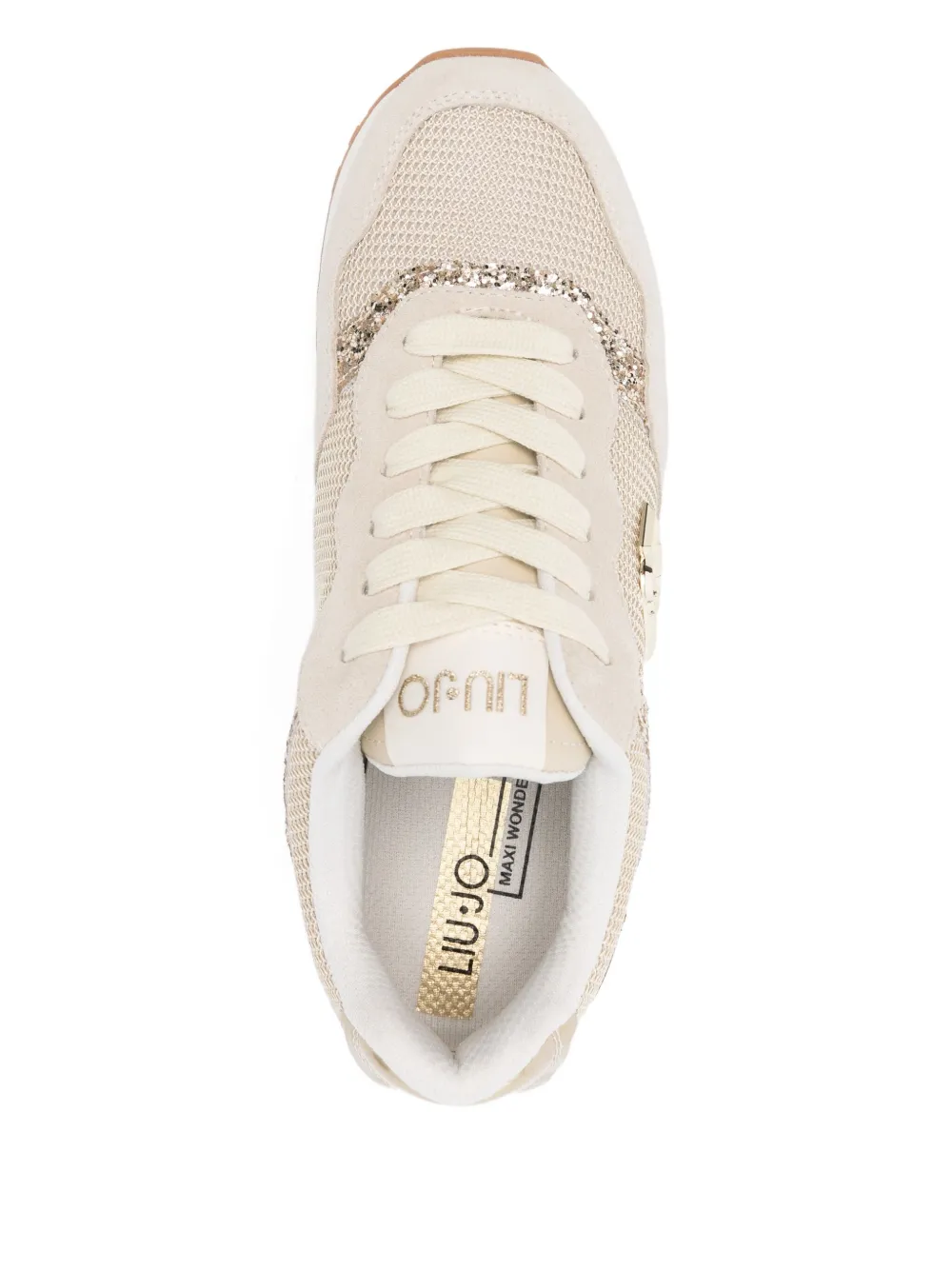 LIU JO panelled sneakers Neutrals