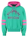 Billionaire Boys Club logo-embroidered pink-lined hoodie - Green